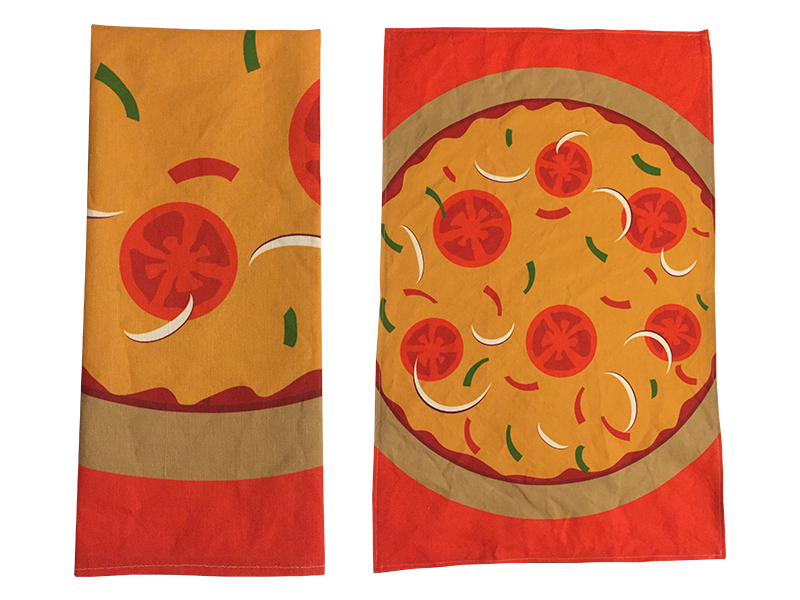 Pizza tea towel